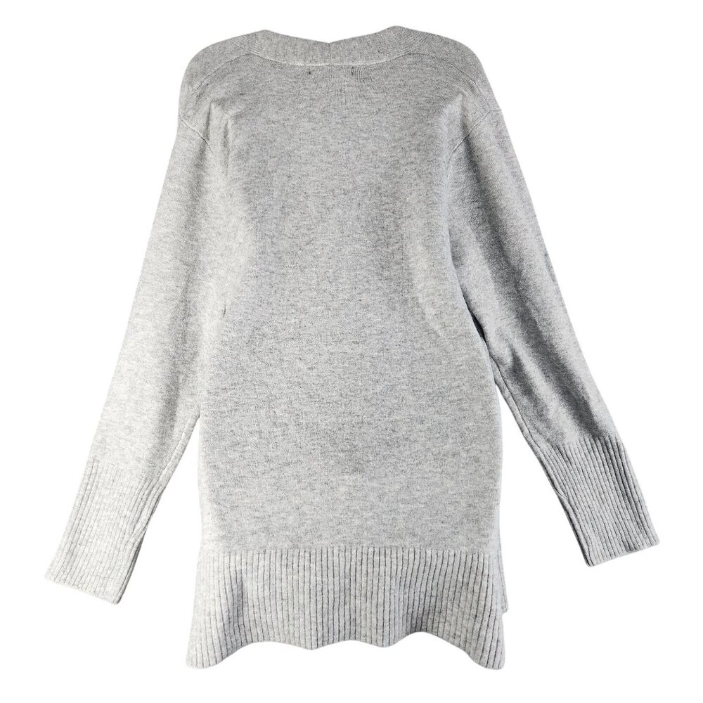 Love Ellie XXL Womens Open Front Cardigan Sweater With Pockets In Light Gray Acr - Picture 7 of 9
